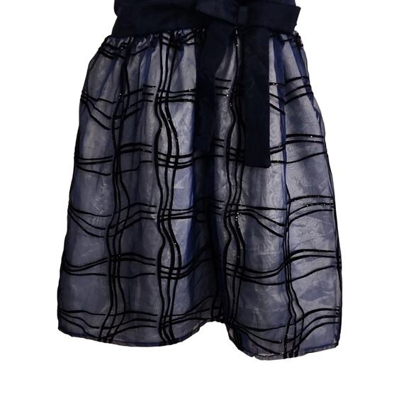 Blueberi Boulevard Dark Blue Sparkly Dress - Picture 3 of 8